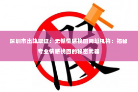 深圳市出轨取证：无憾情感挽回网址机构：揭秘专业情感挽回的秘密武器